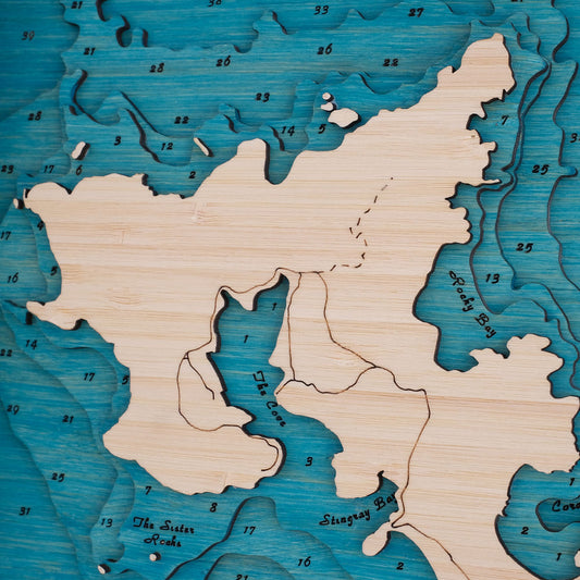 Great Mercury Island Med 42 x 52