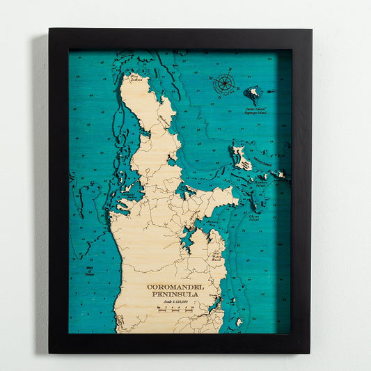 Coromandel Peninsula Med 42 x 52