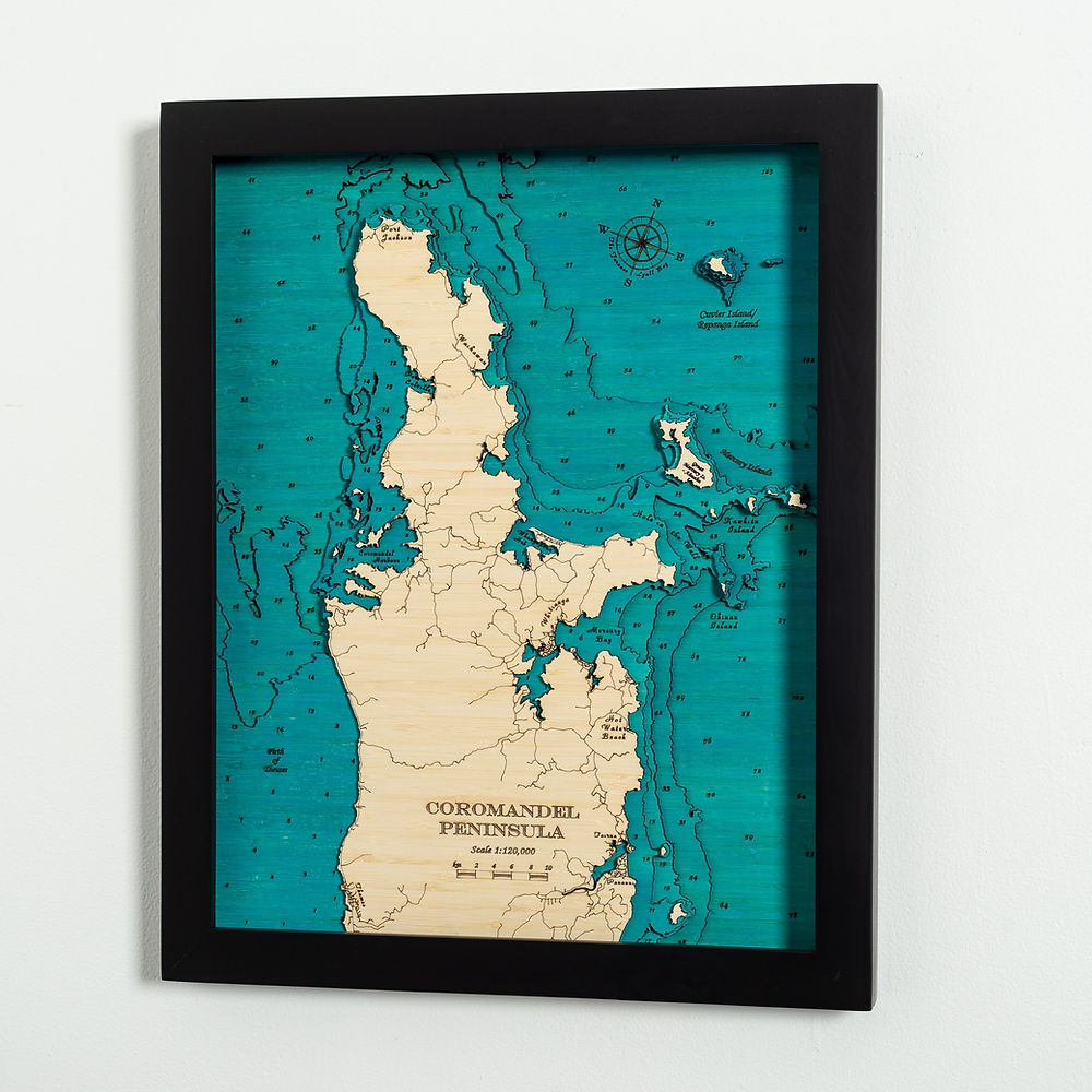 Coromandel Peninsula Med 42 x 52