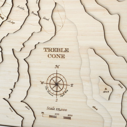 Treble Cone Med 42 x 52